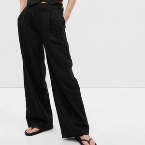 Gap Linen-Cotton Pleated Pants size 00t